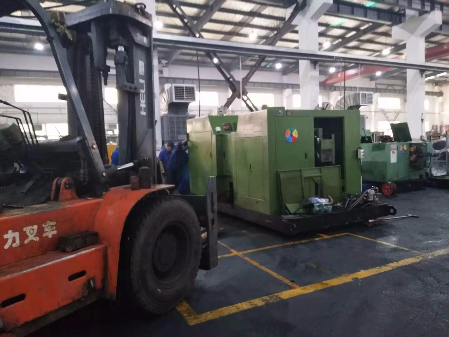 冷鐓機卸機、移位